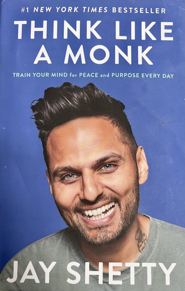 Cover of Jay Shetty's book Think Like a Monk